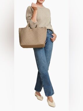 Naghedi  St. Barths Medium Tote Bag Cashmere
